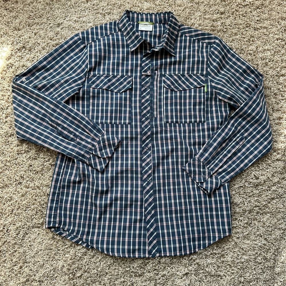 Kathmandu long sleeve snap button